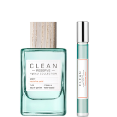 CLEAN Perfume Reserve H2EAU Nectarine Petal EDP DUO: 100 ml + 10 ml. Rollerball