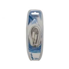 Connectech 3,5mm mini jack forlængerkabel. 3m. Hvid