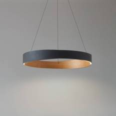 Hængelampe Daelor Lucande, dæmpbar, Sort, Stue/spisestue, Metal, Design
