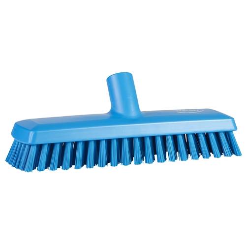 Levangborste plastrygg Vikan - 27cm blå m vattengenomlöp