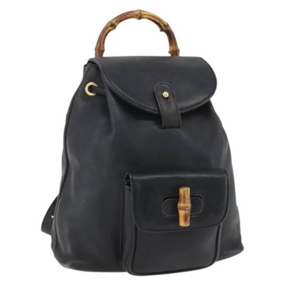 Gucci Vintage - Pre-owned Läderryggsäck Vintage - Dam - ONE Size - Läder