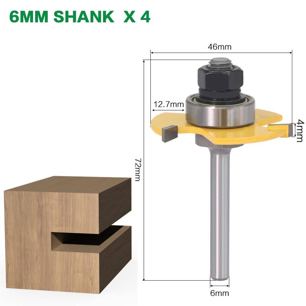 RCT Router Bit Set - 6mm skaft