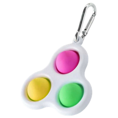 Pop It Dimple Fidget Toy Nøglering