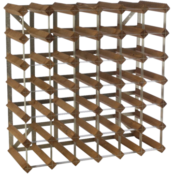 Vinställ Traditional Wine Rack Trä 42 flaskor