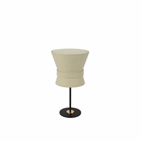 Bow Bordslampa Liten Svart/Cream White
