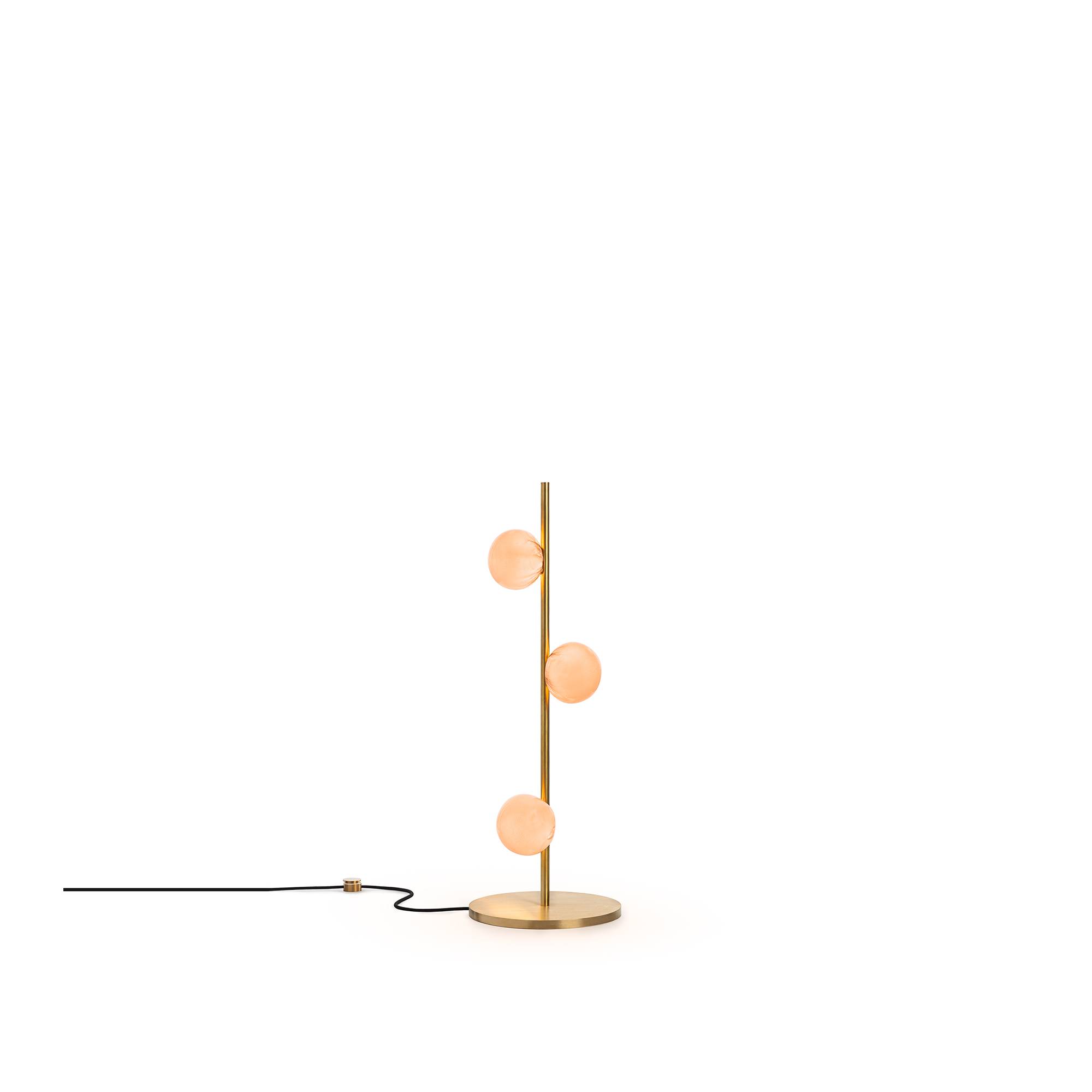 Bocci - 84.3 floor lamp short brass stem - Skärmlampor - Omer Arbel - Guld