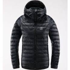 HAGLÖFS Spire Mimic Hooded Jacket (True Black) til kvinder