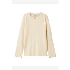 Name it kids - Topp nkfNolea LS Slim PB - Vit