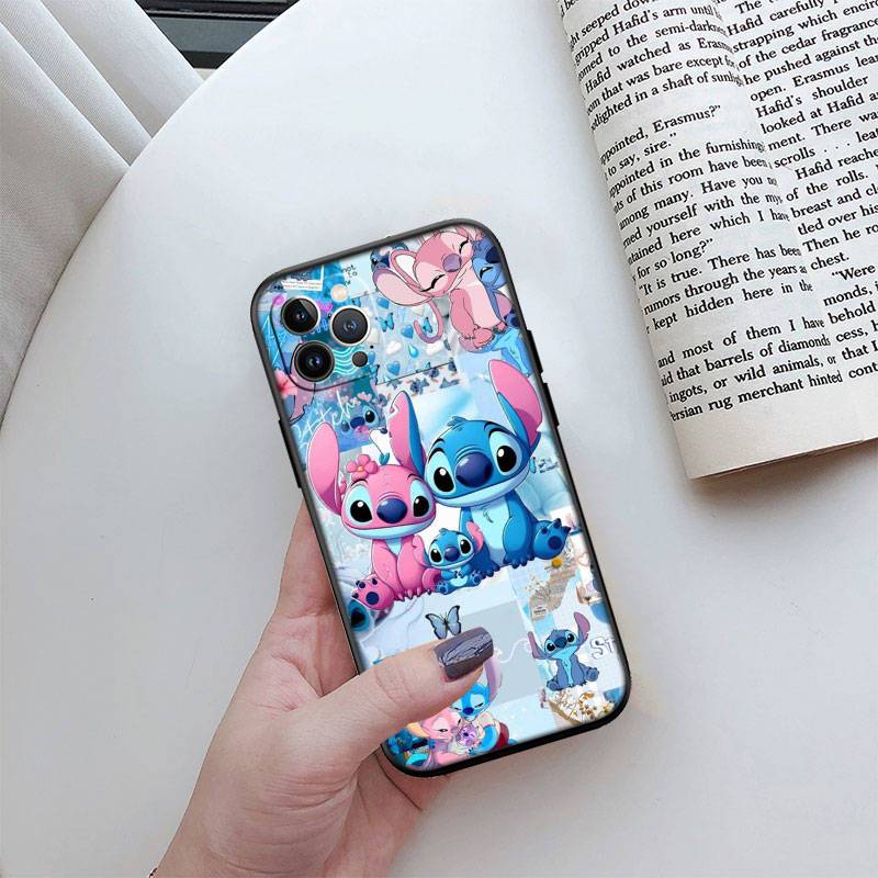 JO37 Lilo Stitch Telefonskal för Motorola Edge 50 40 30 Pro NEO Ultra Fusion Lite Plus G04 G04S G05 G15 G14 G24 G34 G35 G45 G54 G52 E32 Edge 50 Ultra 5G