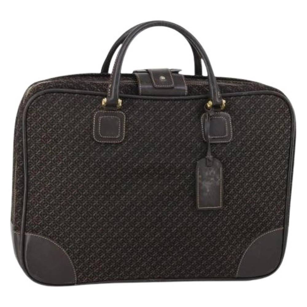 Loewe Pre-owned Pre-owned Canvas Weekendtaske - Vintage - Dame - Brun - ONE SIZE -
