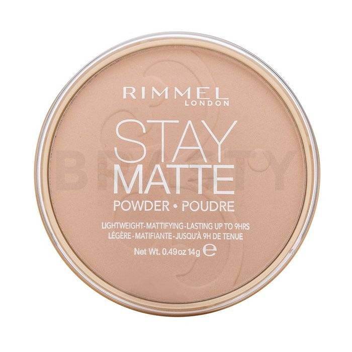 Rimmel Stay Matte - Matt kompaktpuder 14g 003 Peach Glow
