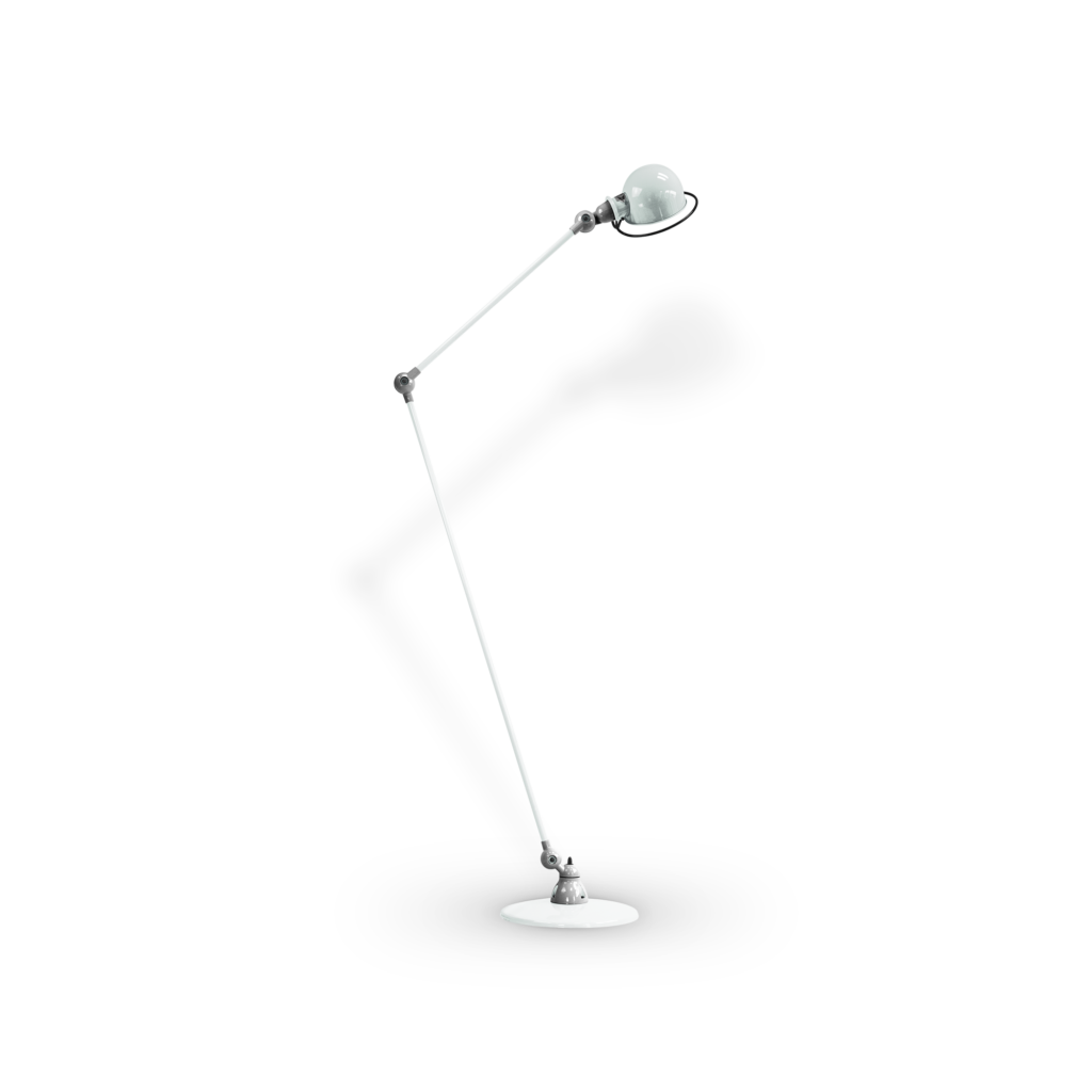 Loft D1260I gulvlampe fra Jieldé - White / Blank/poleret