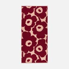 Marimekko Unikko Röd/Rosa Badhandduk 70x150 cm