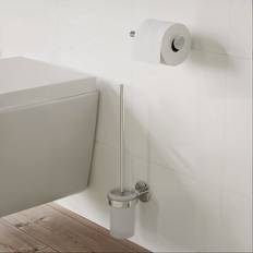 Laufen Cana toiletbørsteholder, glas/krom, inkl. toiletbørste