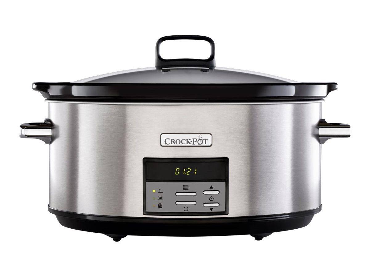 Slow cooker Crock-Pot 7,5 l - rustfrit stål, 320 W