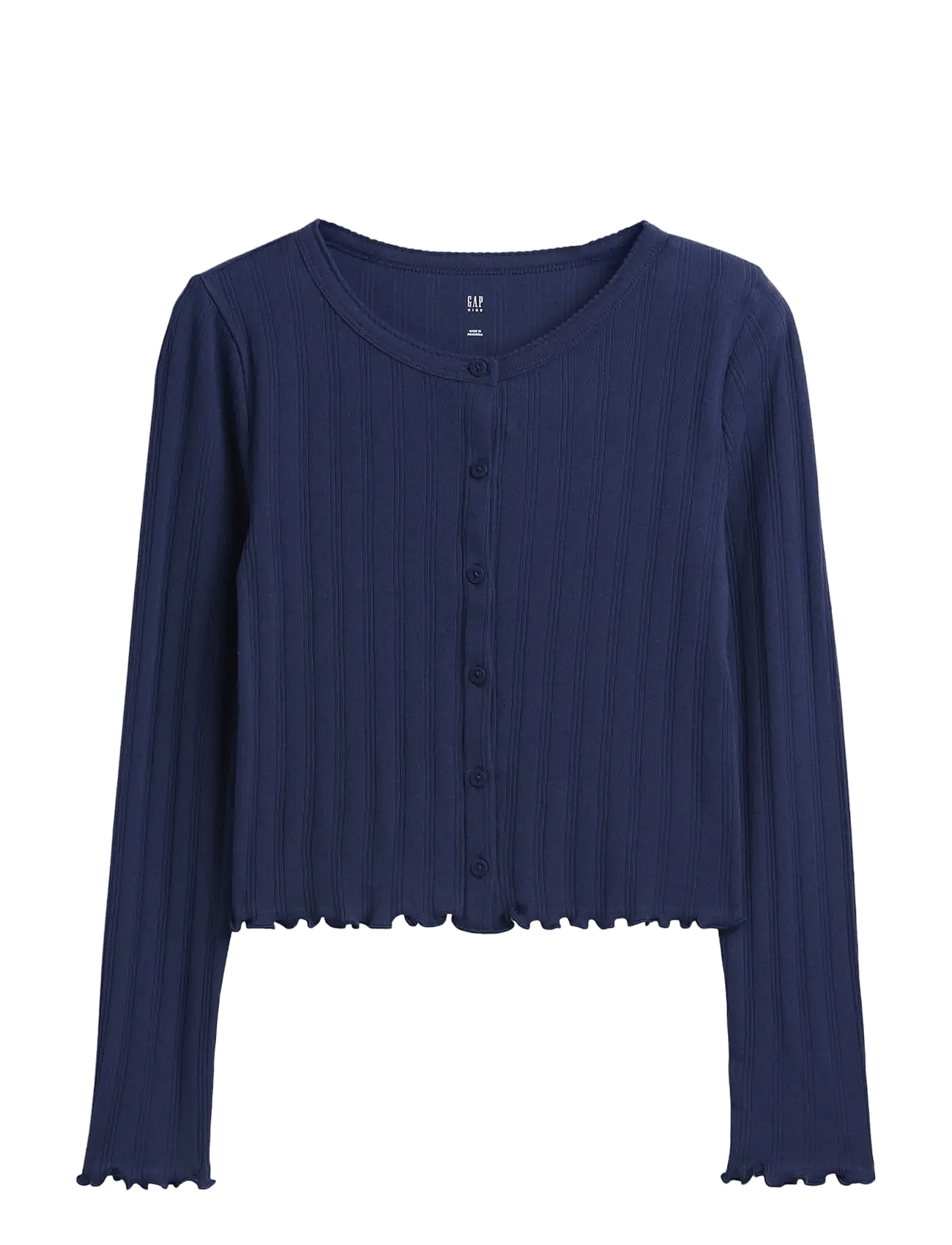 GAP Kids Pointelle Rib Cardigan From The Gap Collection | Navy | 164/176