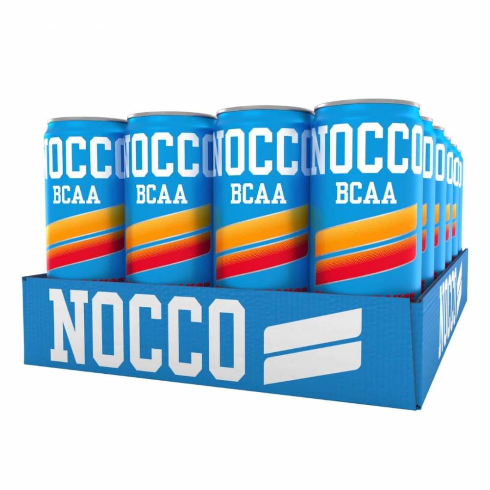 24 x NOCCO BCAA, 330 ml (Blood Orange).