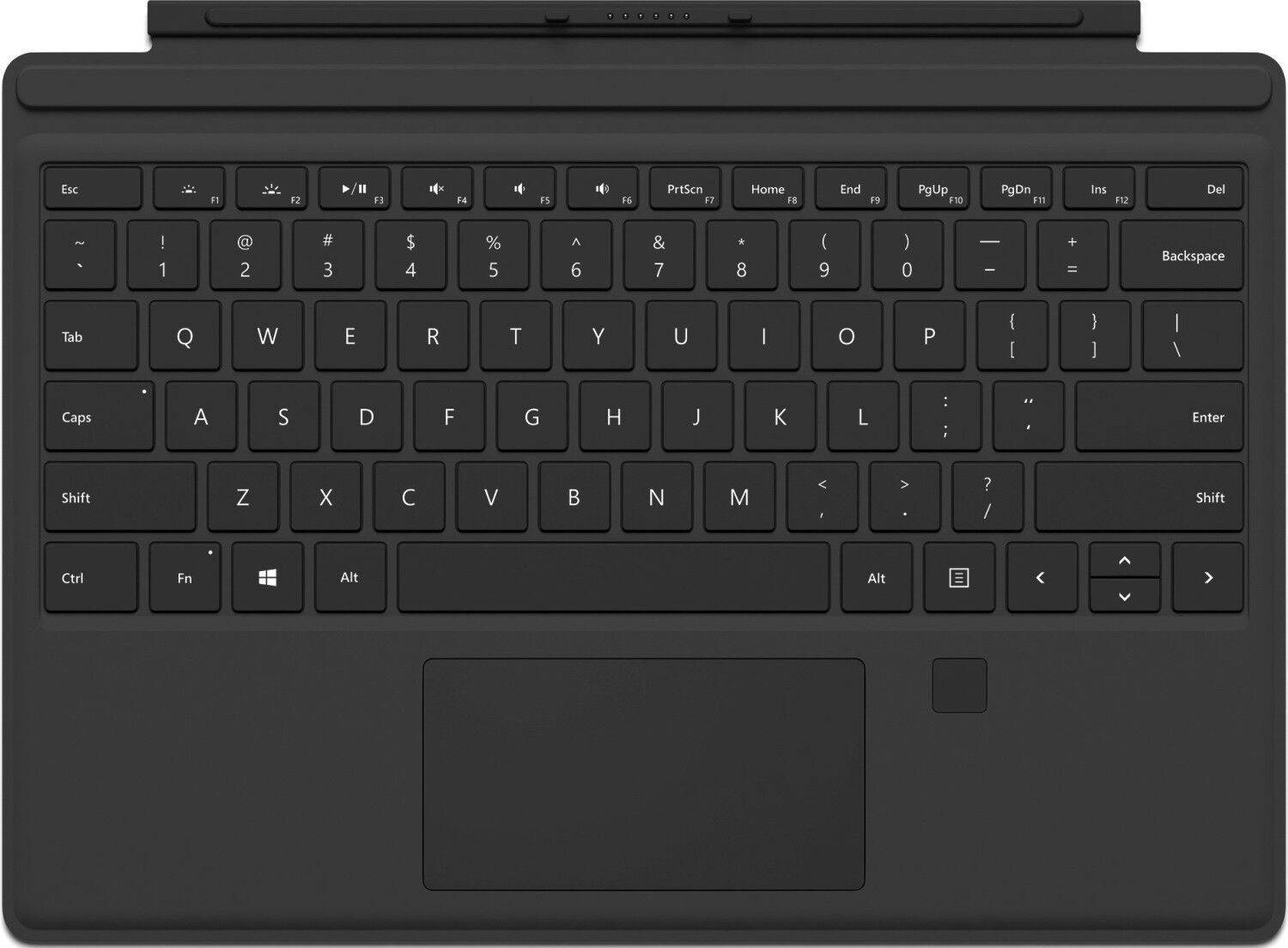 Microsoft Surface Pro Type Cover | Svart | FP | UK