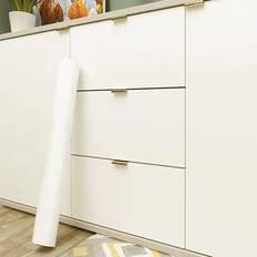 1 rulle Beige Matt Textured Kontaktpapper, Väggdekor för heminredning Peel And Stick Tapeter För Kök Sovrum Vardagsrum Bänkskiva Möbler Renovering Tap (40*300,40*100,40*500,40*1000cm)