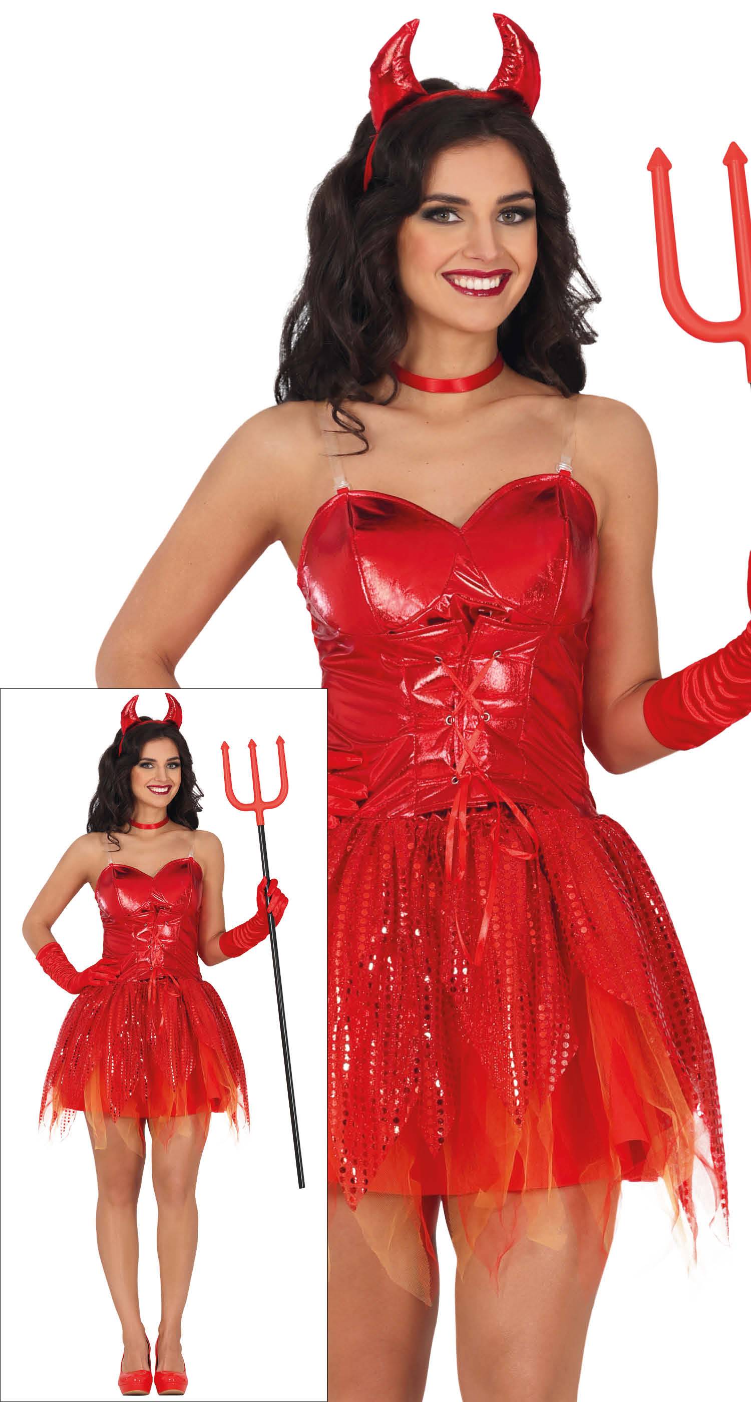 Sexy Djævl Kostume Medium