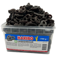 Haribo Lakrids Kringler - 340 stk.