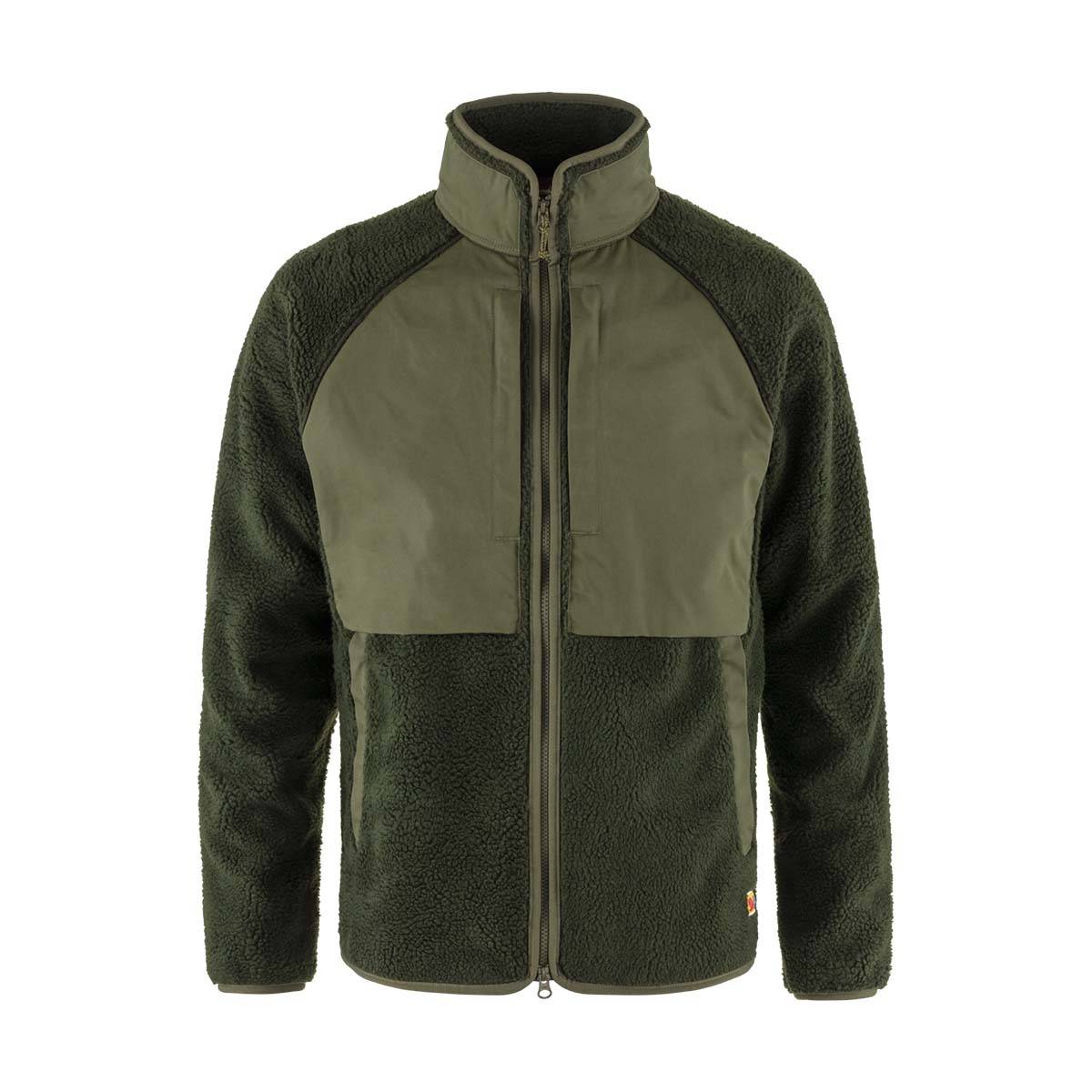 Fjällräven Vardag Pile Fleece, Herre (Deep Forest / Laurel Green) - Grøn - XL - Polyester/g-1000 Eco.