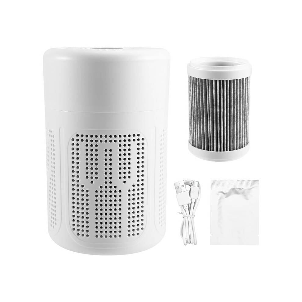 Desktop Air Purifier HEPA Filter with Negative Ion Technology Eliminates Formaldehyde Odors Smoke and Dust Particles