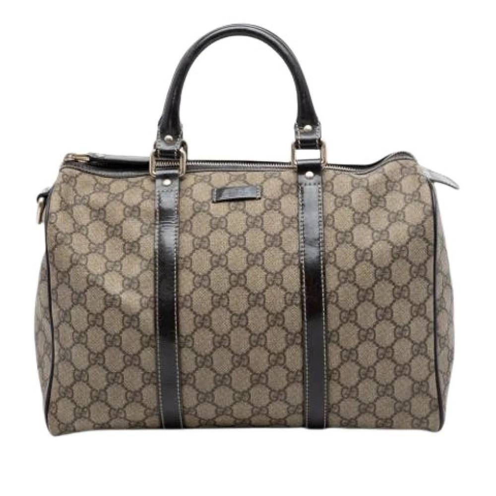 Gucci Vintage Pre-owned Boston - Vintage - Dame - Beige - ONE SIZE - Læder