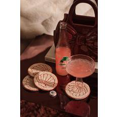 Staycation - Glasunderlägg Wonderful 2-pack - Rosa