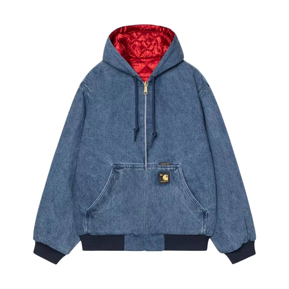 Carhartt Wip OG Active Jacket 50th Anniversary Edition - Jakker - Herre - Blå - S - Bomuld
