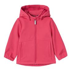 Name It Softshelljacka m. Fleece - NmfAlfa08 - Carmine m. Magi - Name It - 2 år (92) - Softshell