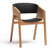 Ton - Merano Armchair Natural Oak Oiled MDR 0000 - Matstolar - Alexander Gufler - Läder/Trä
