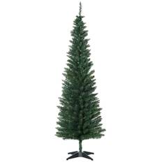 Julgran 390 spetsar grön Ø 55 x H180 cm med robust plastställ för festlig dekoration