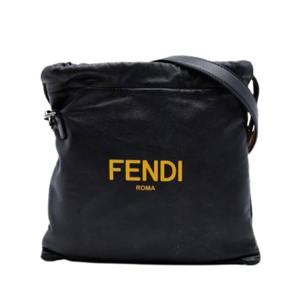 Fendi Vintage Pre-owned Vintage Skuldertaske - Vintage - Dame - Sort - ONE SIZE - Uld