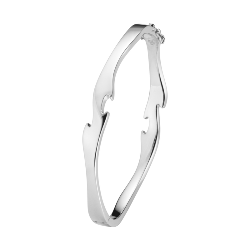 FUSION armring (stl. XL), Georg Jensen, 18 k vitt guld