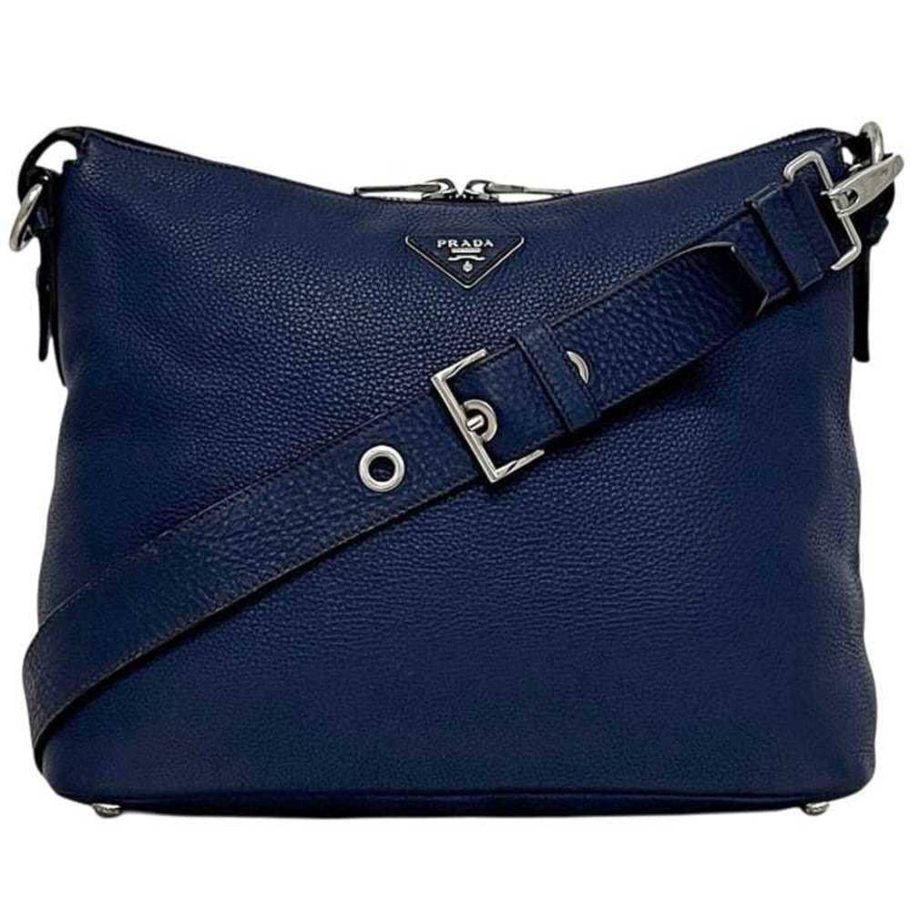 Prada Vintage Crossbody Bag Stl.  - Navy (L 27cm x W 34cm x D 17cm)