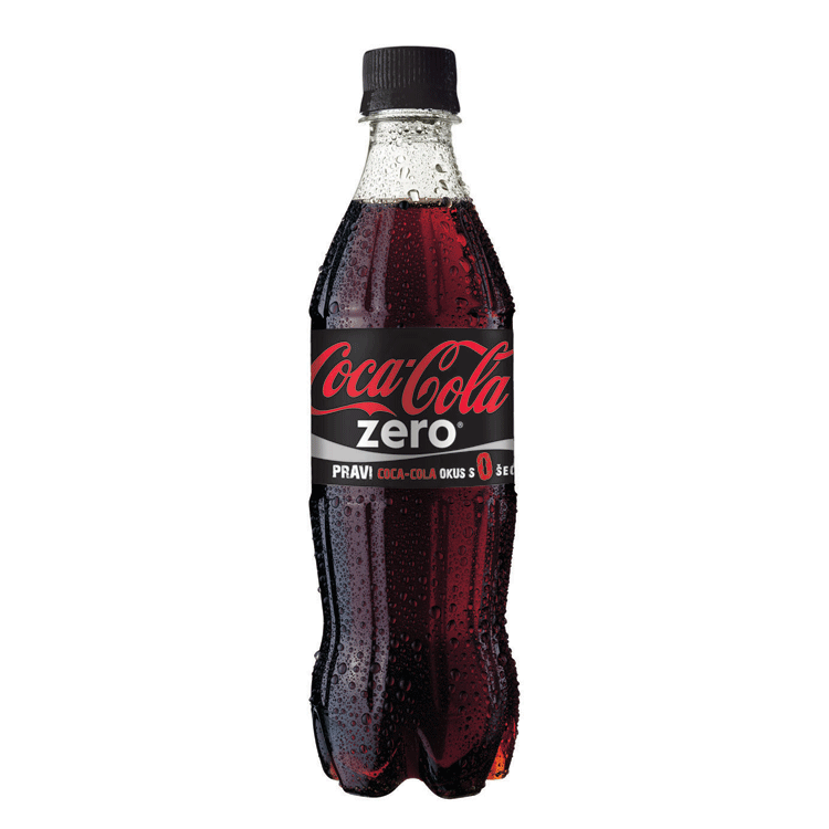 Coca-Cola Zero 0,5 L.