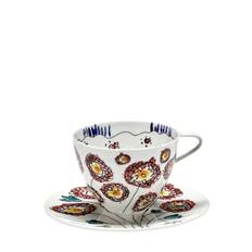 Anemone Set Of 2 Cups & Saucers