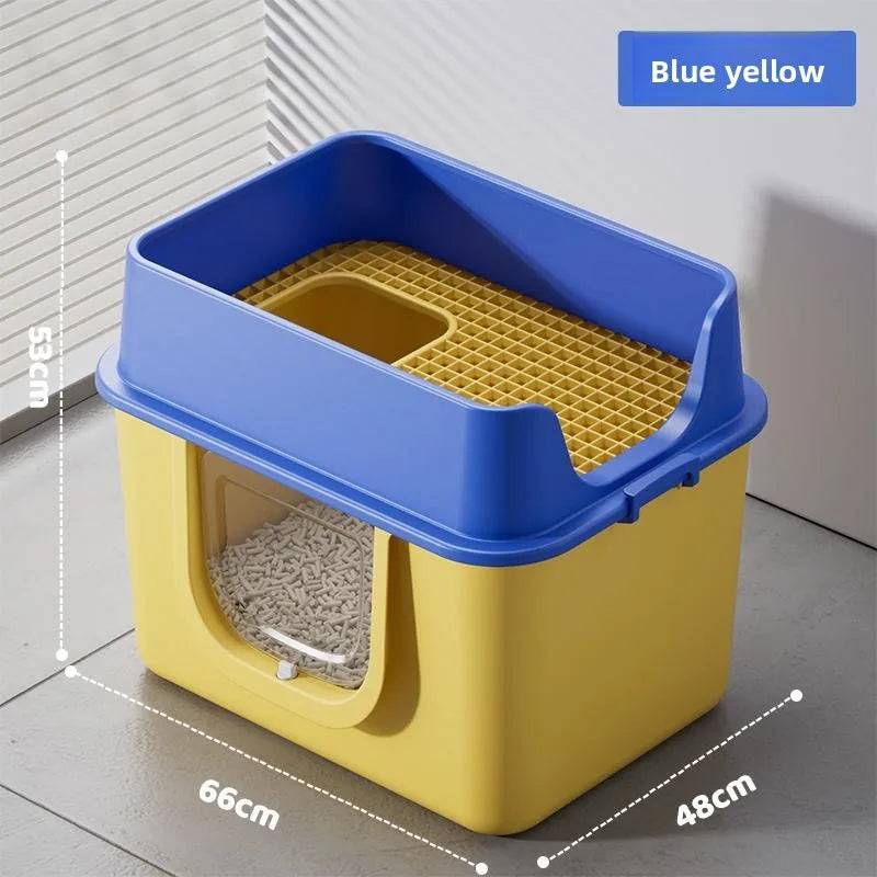Top Entry Self-Cleaning Cat Litter Box with Odour Control & Anti-Splash Drawer - style2