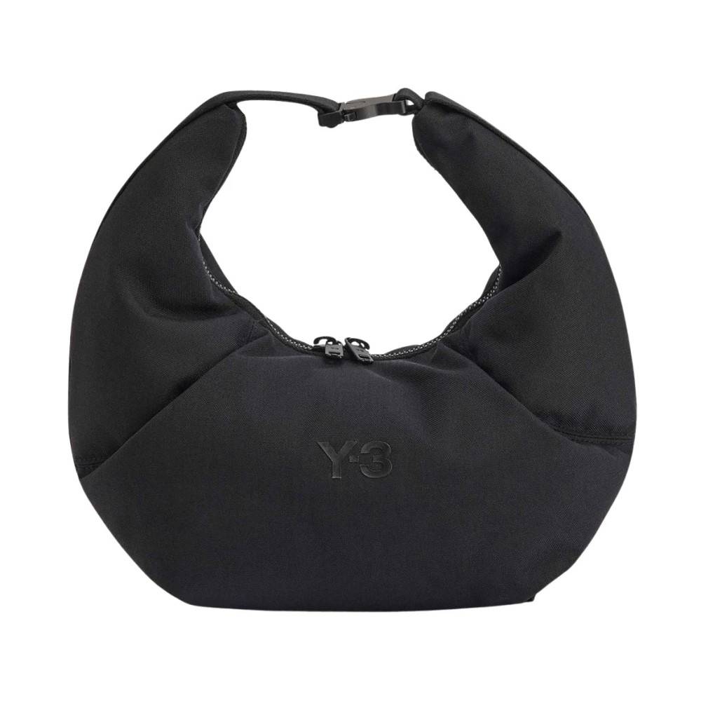 Y-3 Borsa Crescent i nylon - Tasker - Dame - Sort - ONE SIZE - Nylon