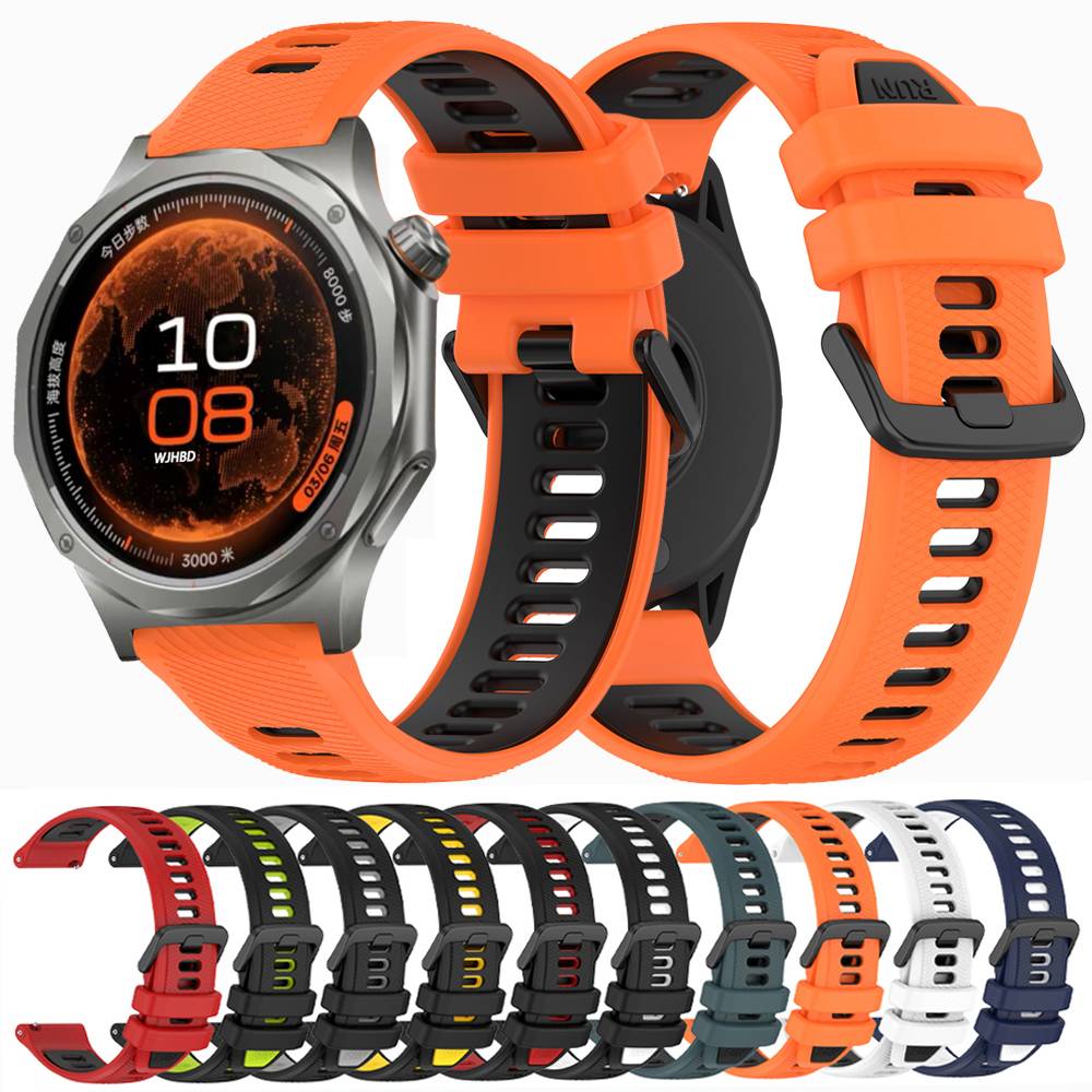 Sport Silicone Band For oneplus watch 4 3 2R 2 46mm Lite smartwatch Bracelet correa For OPPO Watch 4Pro X3 X2 X 22mm watch strap