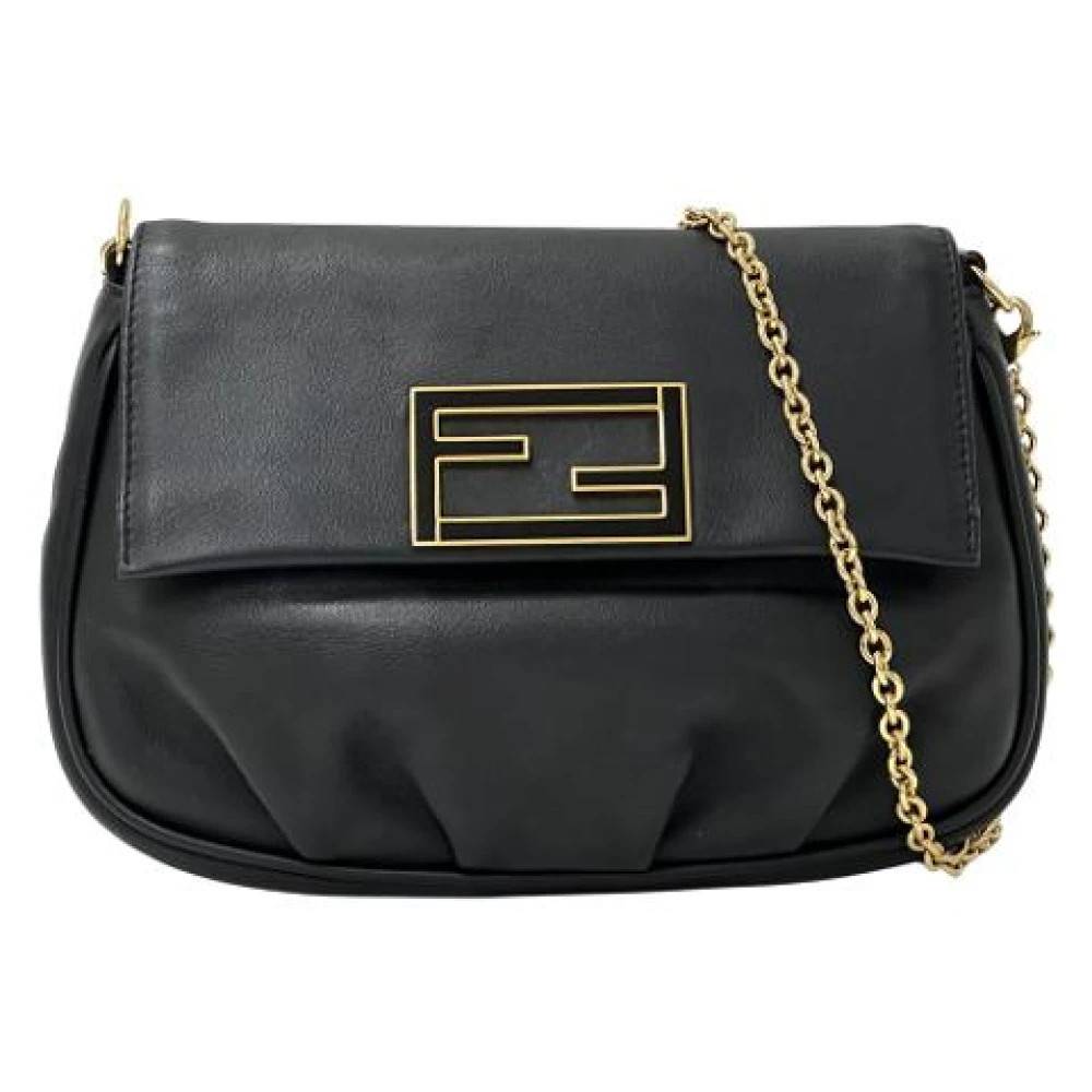 Fendi Vintage - Pre-owned Vintage Läder Axelremsväska Vintage - Dam - ONE Size - Läder