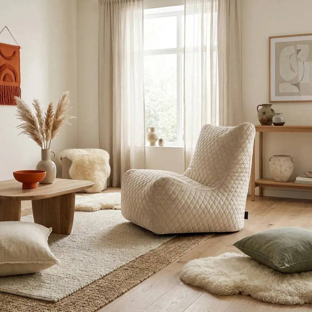 Sittsäck Fåtölj Seat Lure Luxe Pearl
