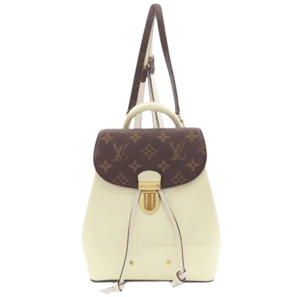 Louis Vuitton Vintage Pre-owned Vernis Monogram Rygsæk - Vintage - Dame - Beige - ONE SIZE - Uld