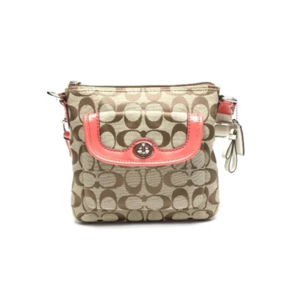 Coach Pre-owned Pre-owned Stof skuldertasker - Vintage - Dame - Flerfarvet - ONE SIZE - Uld