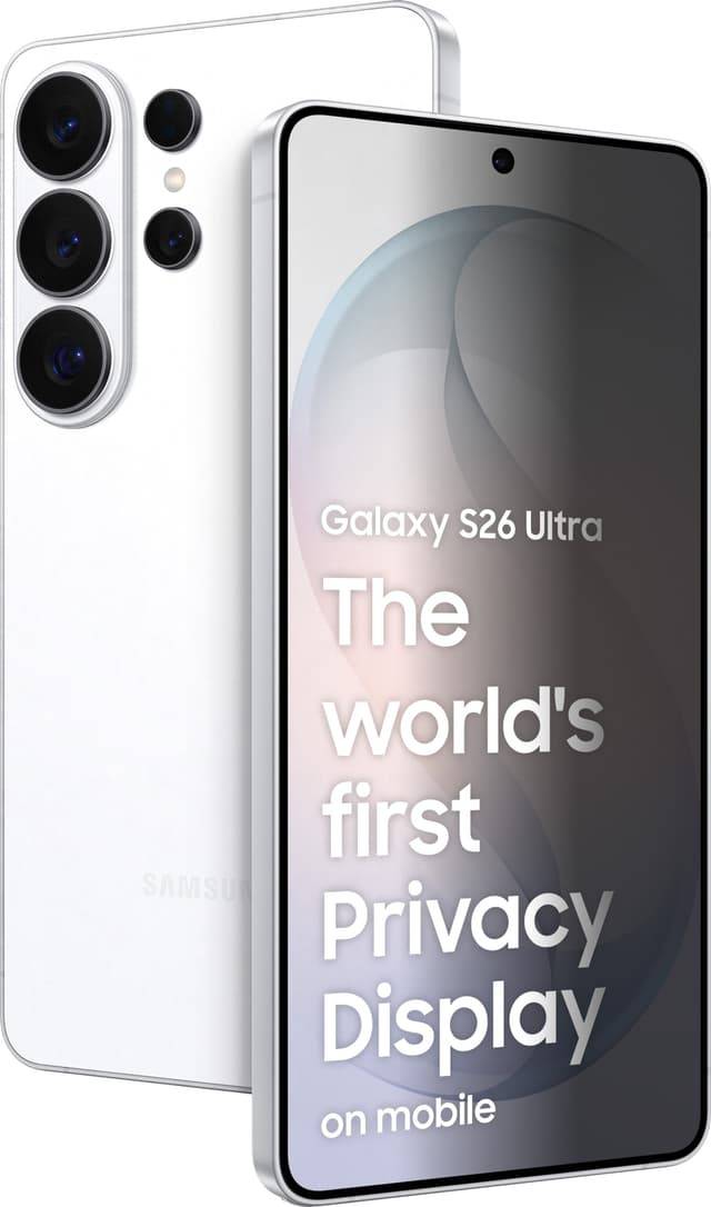 Samsung Galaxy S26 Ultra 5G smarttelefon 12/512GB (vit)