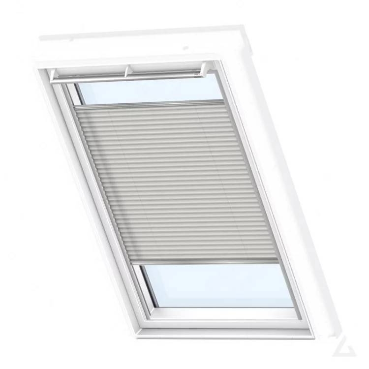 Velux plisségardin solc. FSL PK06 1259 94x118cm sand, solcelledrevet