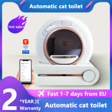 Large Capacity Automatic Cat Litter Box Self Cleaning, Smart Self-Cleaning Cat Litter Box with 65L