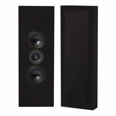 2-pack DLS Flatbox XL on-wall högtalare, mattsvart