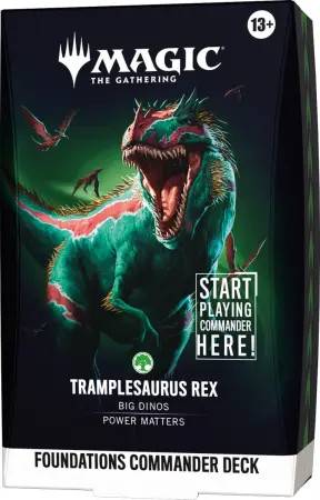 Magic The Gathering Foundations Starter Commander Deck - Tramplesaurus Rex
